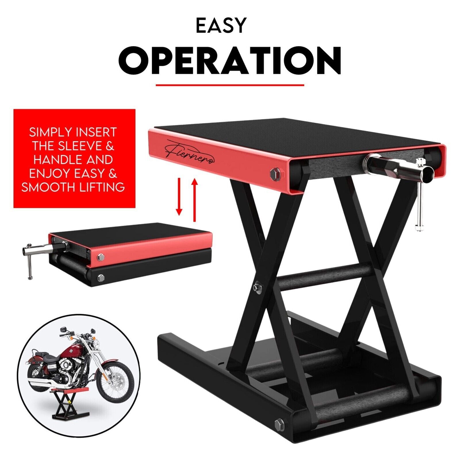 Motorcycle Scissor Lift - ATV Jack 500KG V379-SCISSRSTND5001
