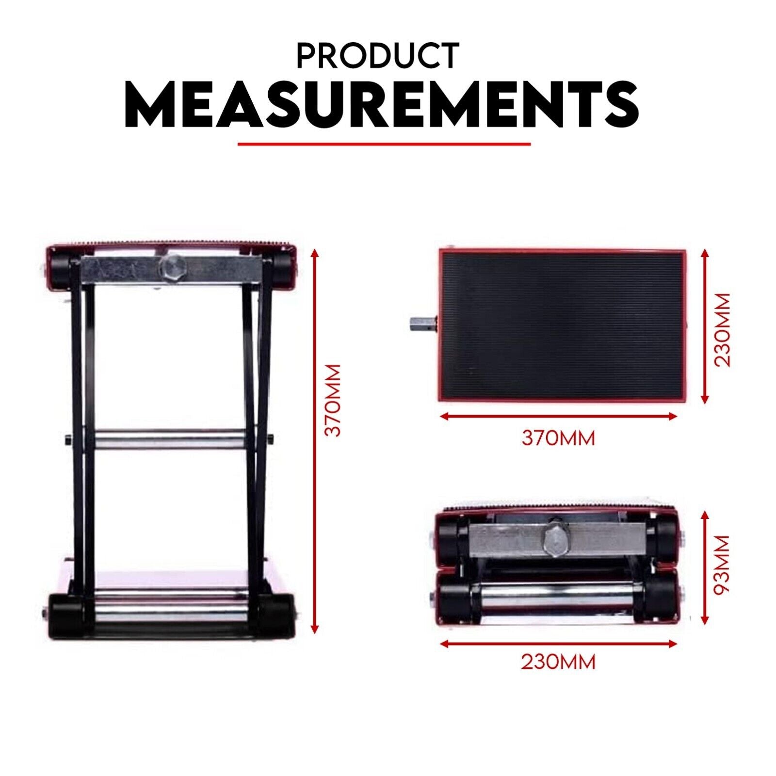 Motorcycle Scissor Lift - ATV Jack 500KG V379-SCISSRSTND5001