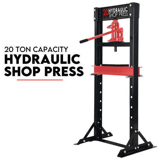 20 Ton Hydraulic Shop Press Workshop Jack Stand Bending Tool V379-SHOPRESS020008