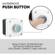 40W Full Solar Powered Automatic Remote Single Swing Gate Opener Battery V379-SNGLSOLAR0