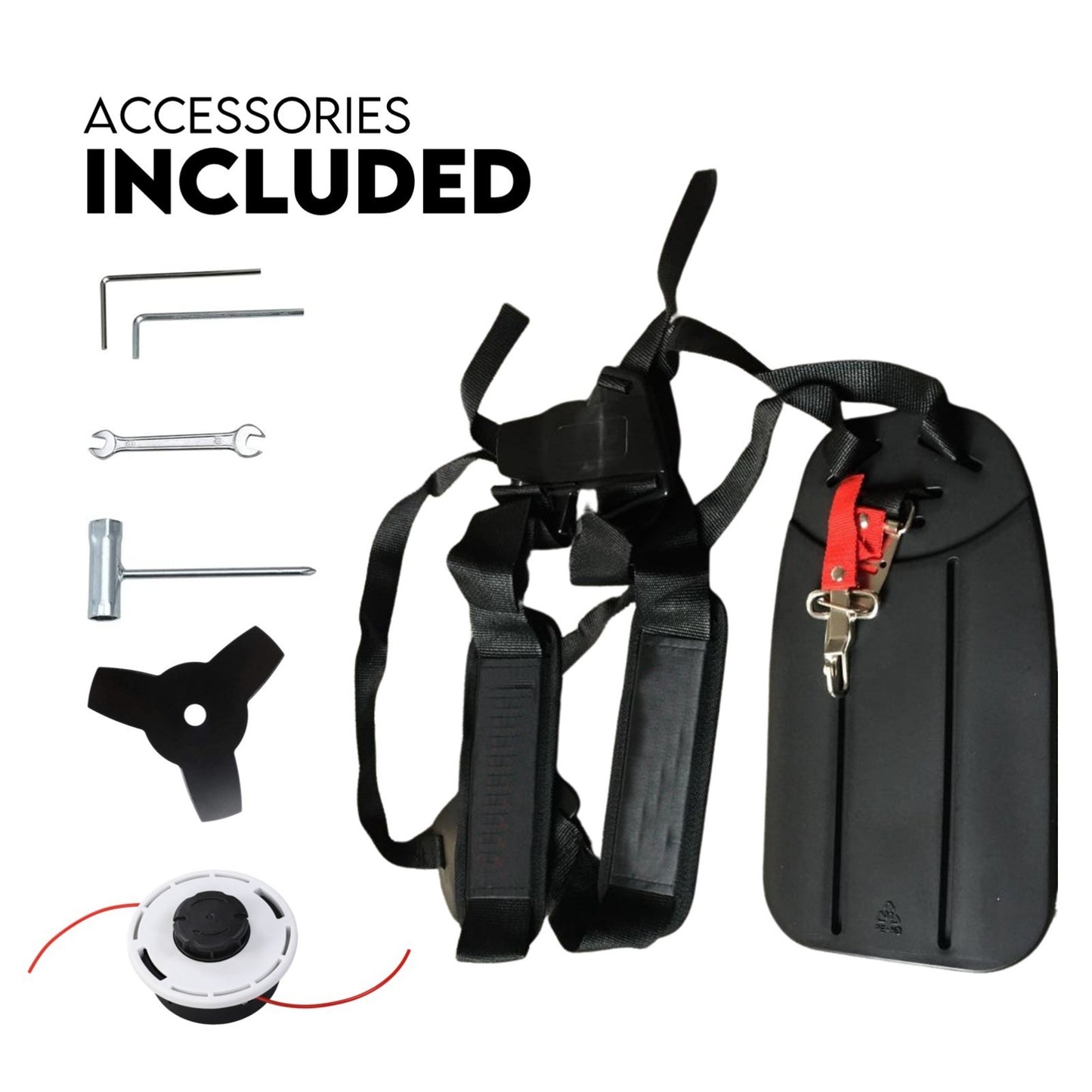 Whipper Snipper Straight Shaft Line Trimmer 31CC Pole Brush Cutter 4 STROKE V379-SNPPERST04