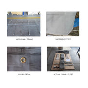 Box Cage Trailer Cover Canvas Tarp for 7x4 600mm High Cage Premium Quality 2 ft V379-TCC7X4X600