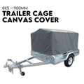 8x5 Box Trailer Cage Canvas Cover (900mm) 3ft Universal Waterproof Rip Resistant V379-TCC8X5X900