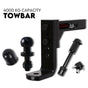 Adjustable Height Tow Hitch Ball Towbar Drop Mount Tongue Trailer Tow Bar 4000KG V379-TOWBAR5BLK