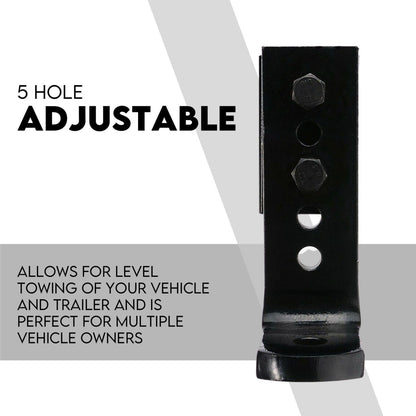 Adjustable Height Tow Hitch Ball Towbar Drop Mount Tongue Trailer Tow Bar 4000KG V379-TOWBAR5BLK