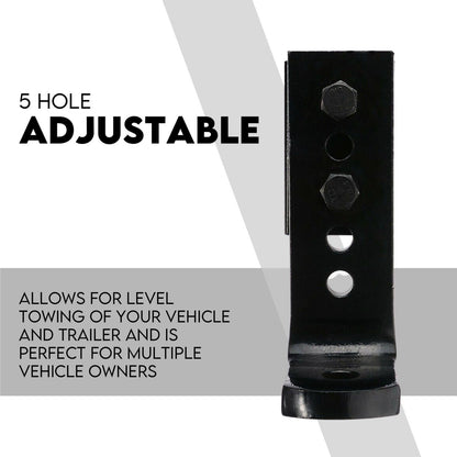 Adjustable Drop Towbar Tow Bar Ball Mount Tongue 2" Hitch Trailer 4000kg V379-TOWBAR5CHR