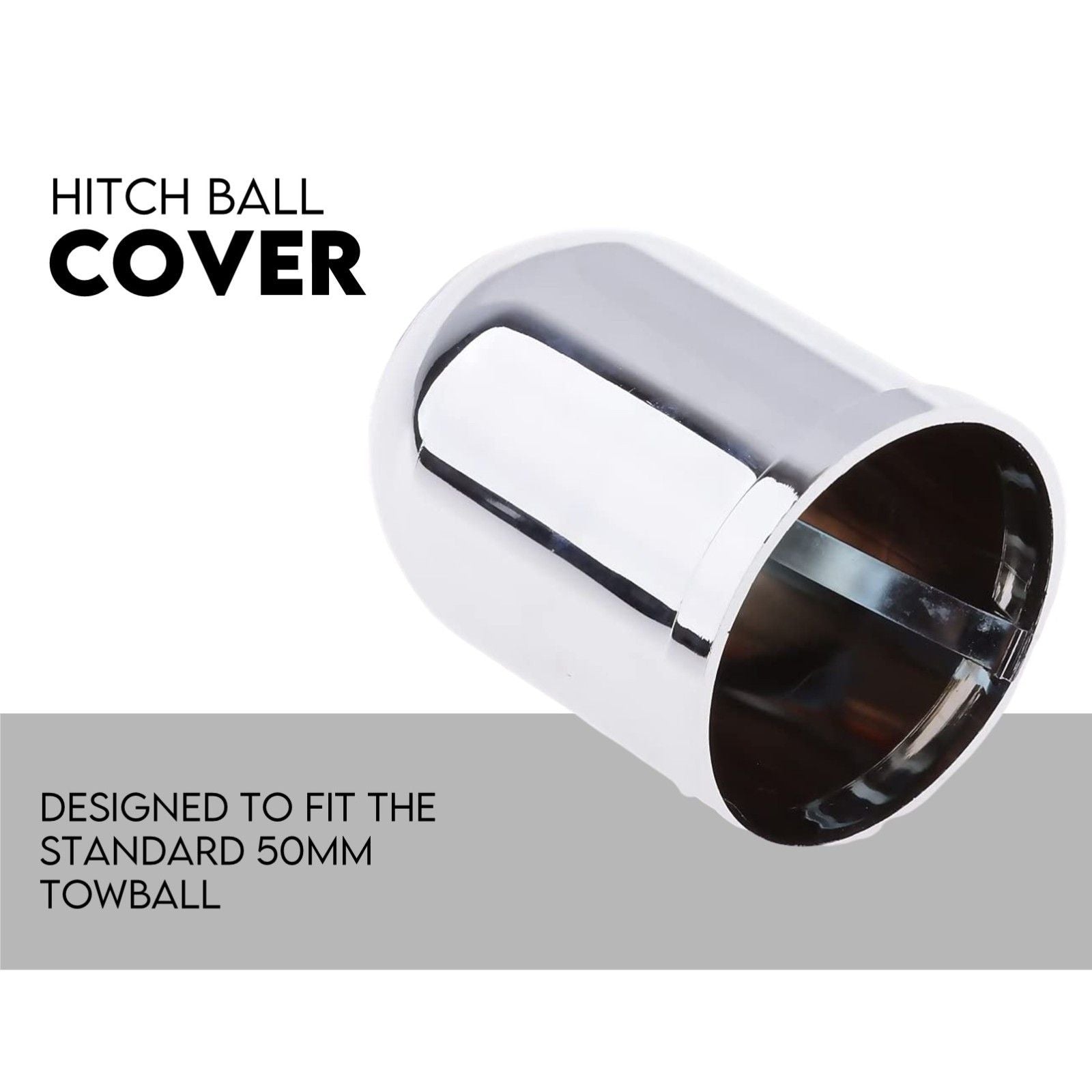 Adjustable Drop Towbar Tow Bar Ball Mount Tongue 2" Hitch Trailer 4000kg V379-TOWBAR5CHR