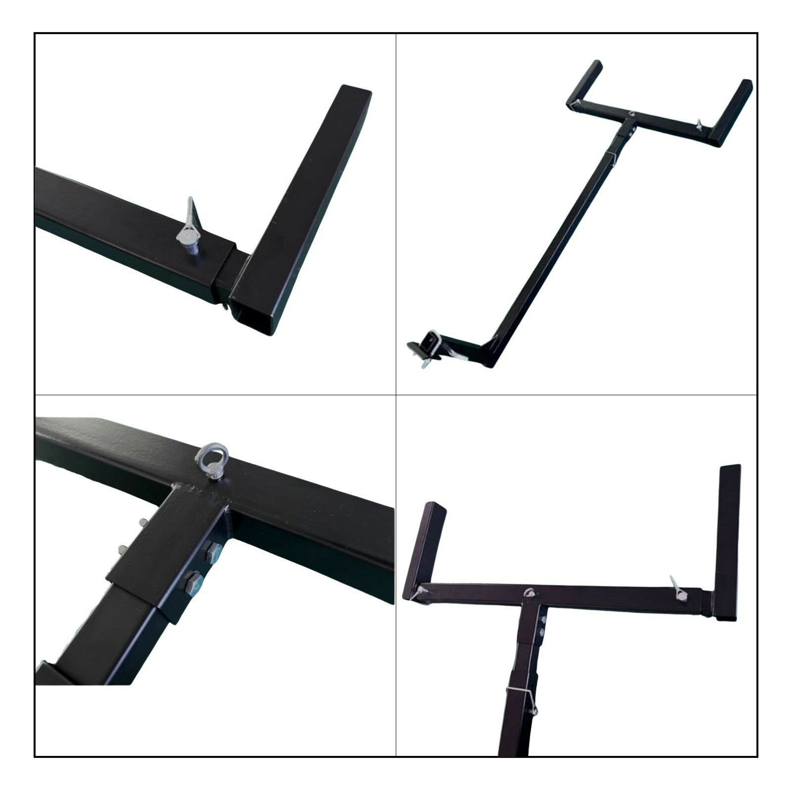 Tow Ladder 2" Tow Bar Hitch Mount Ladder Roof Rack Bar Extension Timber Kayak V379-TOWLADER16