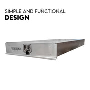 Under Tray Tool Box Trundle Drawer 1500 mm UTE Drawer Dual Extra Cab Toolbox V379-TRNDLCHRM0
