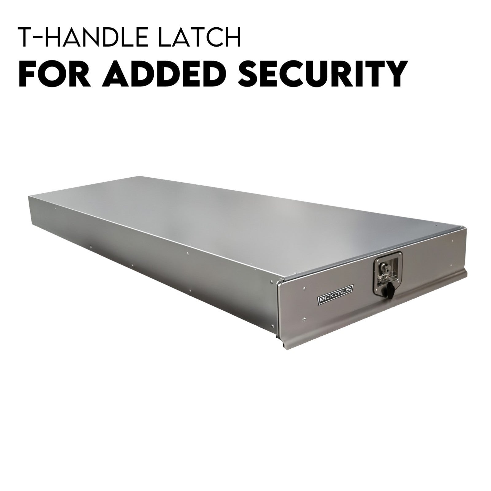 Under Tray Tool Box Trundle Drawer 1500 mm UTE Drawer Dual Extra Cab Toolbox V379-TRNDLCHRM0