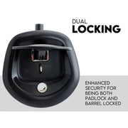 Black Whale Tail T Handle Lock Latch Compression Lock Trailer Ute Toolbox V379-TWLOCKBLCK
