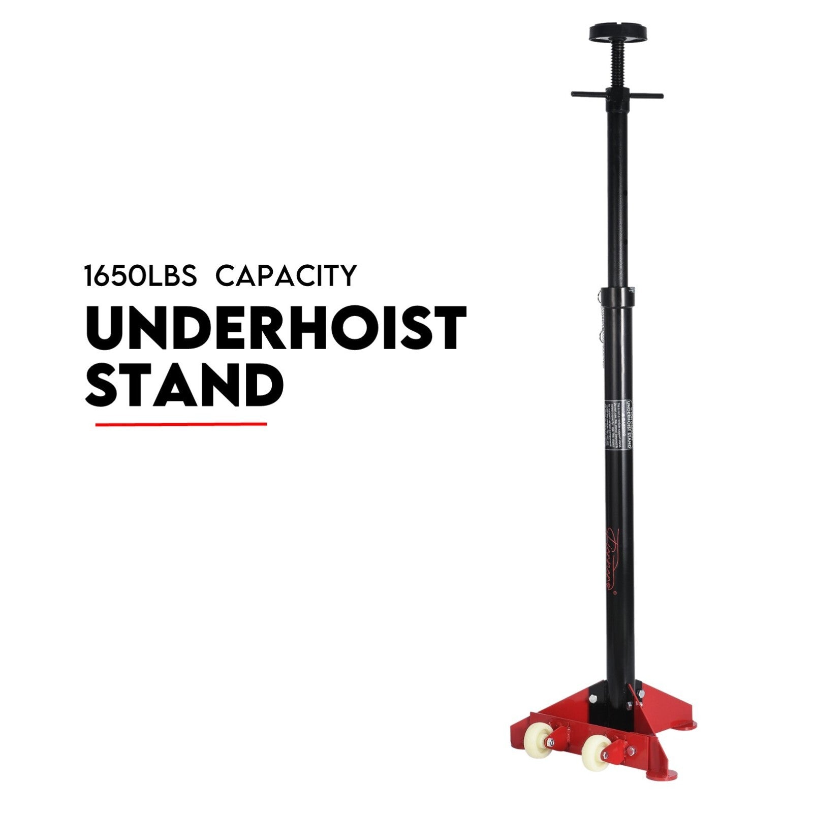 Under Hoist Stand 1650lbs 3/4Ton Movable Pole Jack Heavy Duty Support Car Lift V379-UNDERHOIST