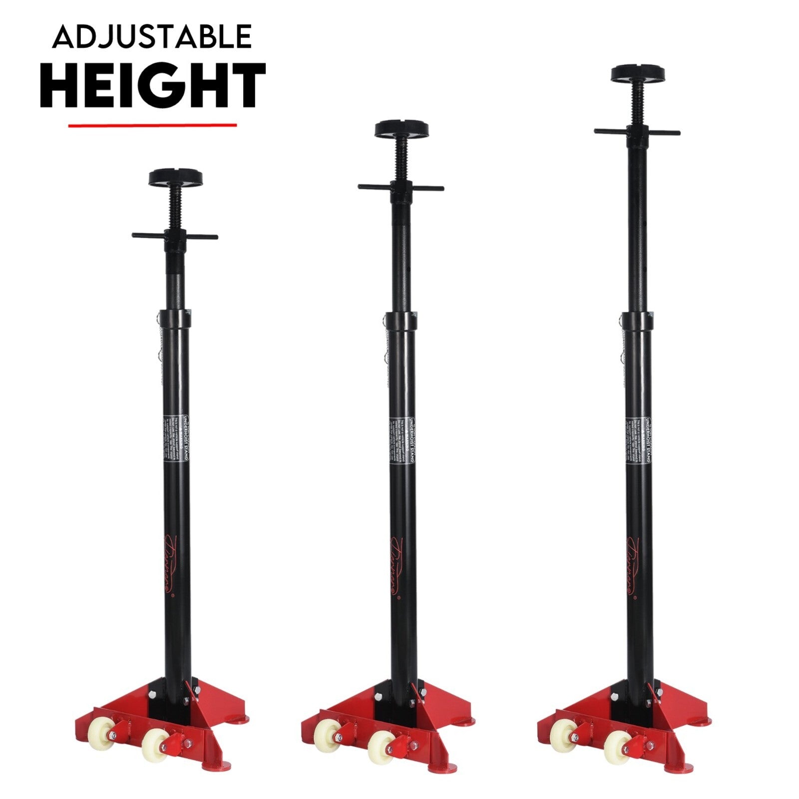 Under Hoist Stand 1650lbs 3/4Ton Movable Pole Jack Heavy Duty Support Car Lift V379-UNDERHOIST