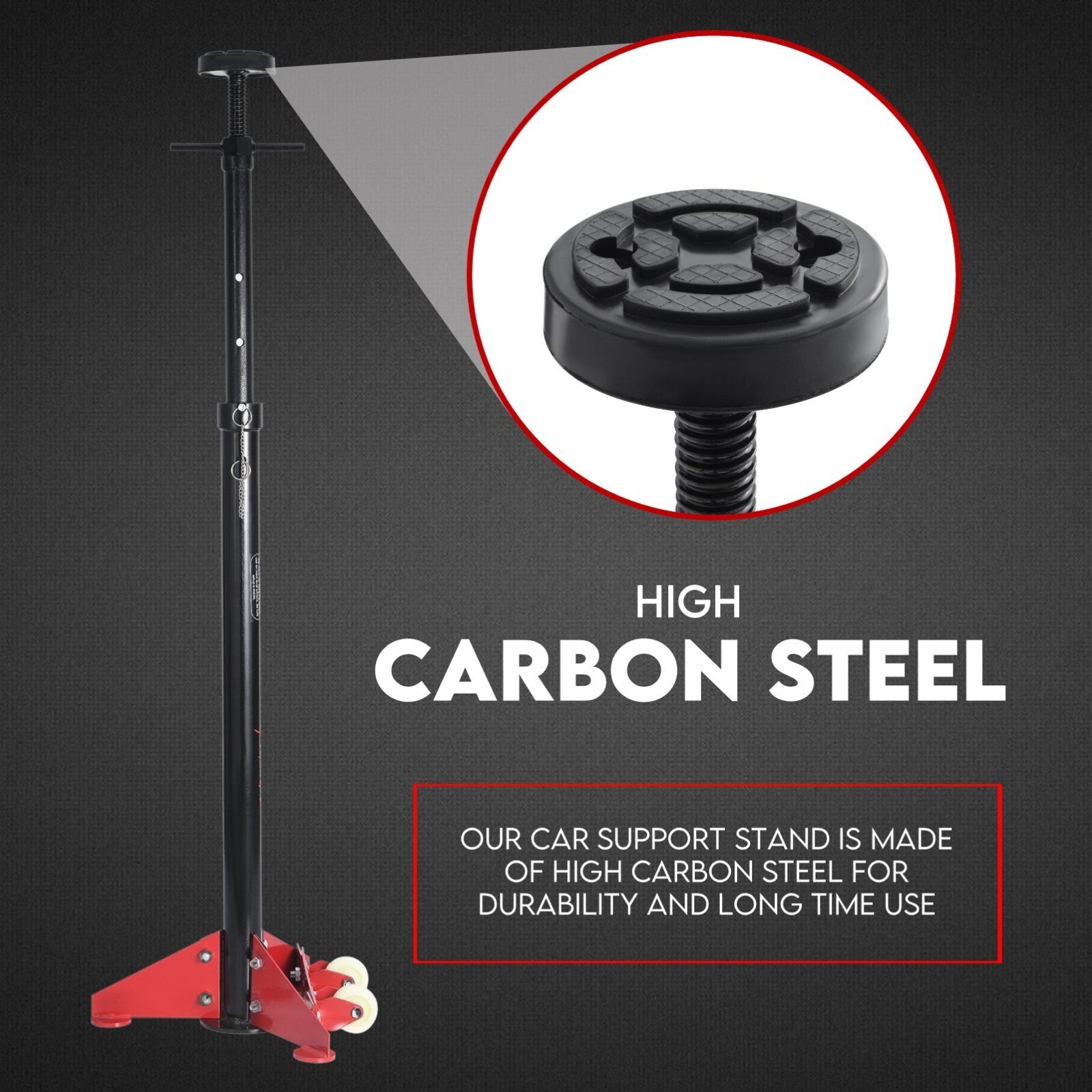 Under Hoist Stand 1650lbs 3/4Ton Movable Pole Jack Heavy Duty Support Car Lift V379-UNDERHOIST