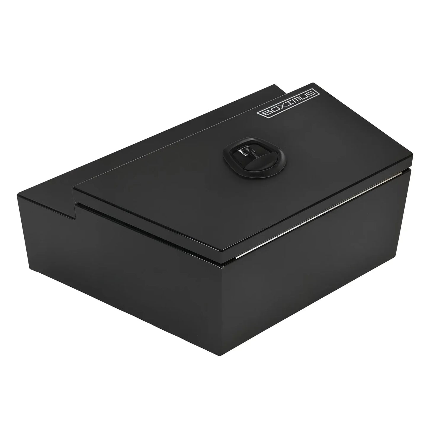 600mm Pair of Under Tray Tool Box Aluminium Undertray Underbody Toolbox Black V379-UTABLCK600