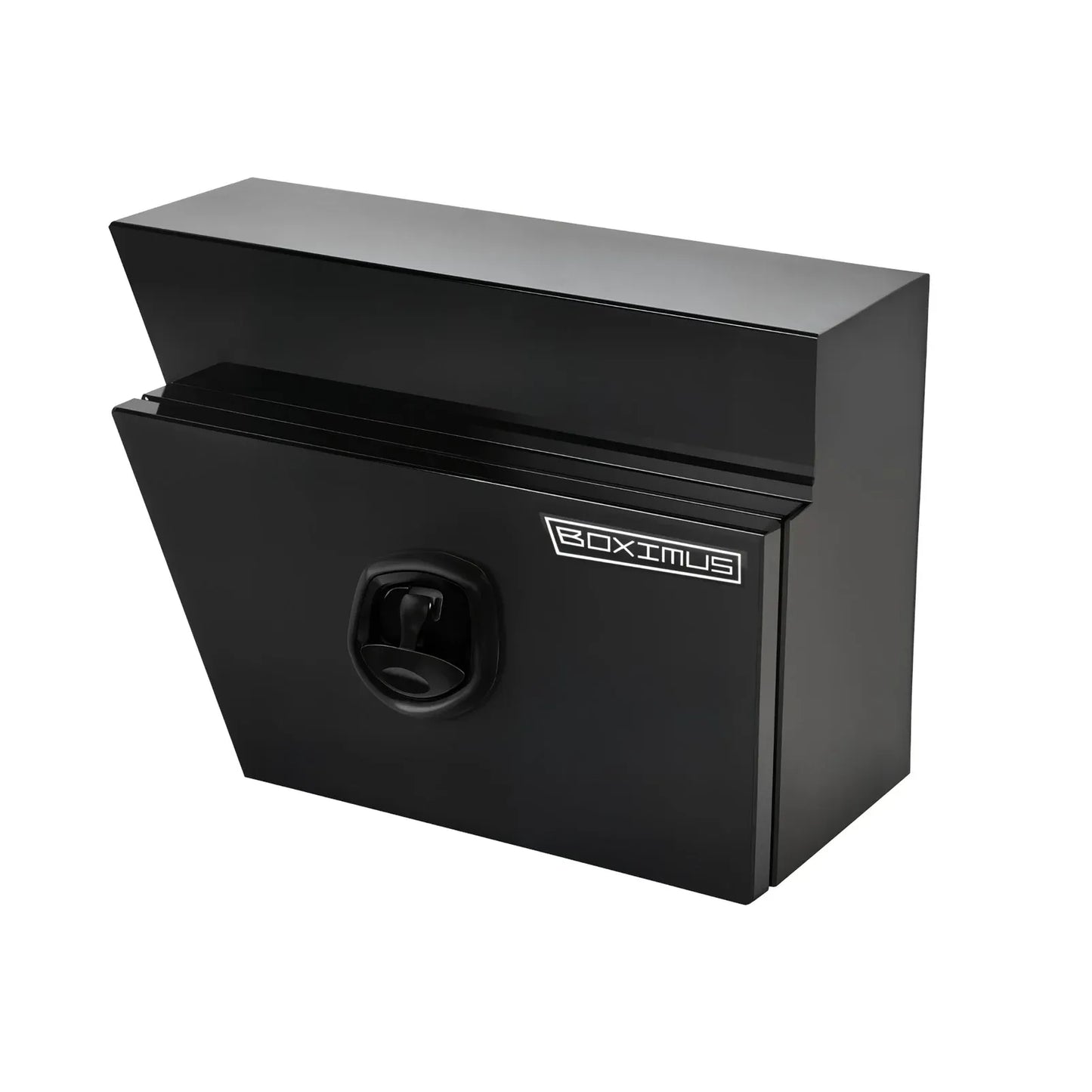 600mm Pair of Under Tray Tool Box Aluminium Undertray Underbody Toolbox Black V379-UTABLCK600