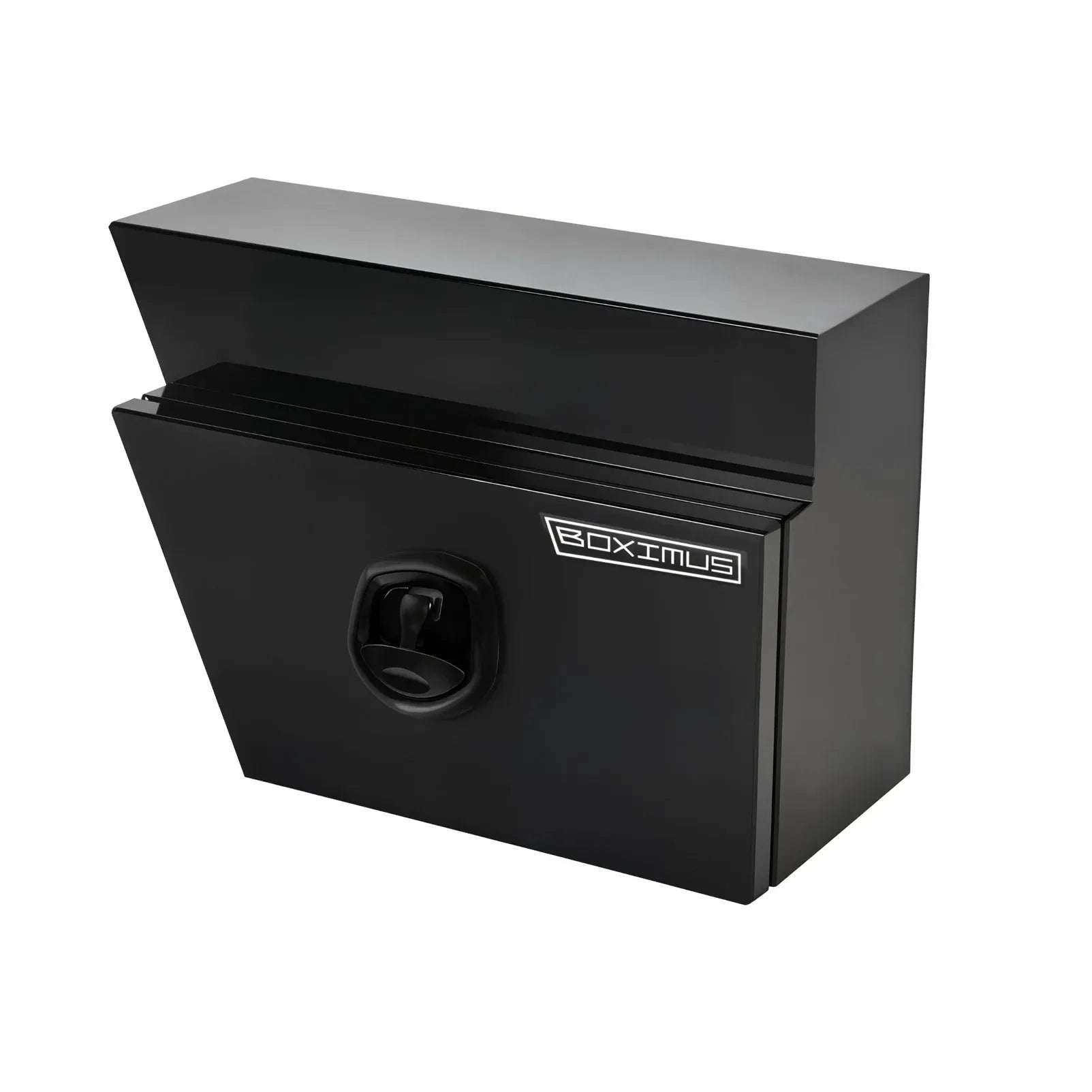 600mm Pair of Under Tray Tool Box Aluminium Undertray Underbody Toolbox Black V379-UTABLCK600