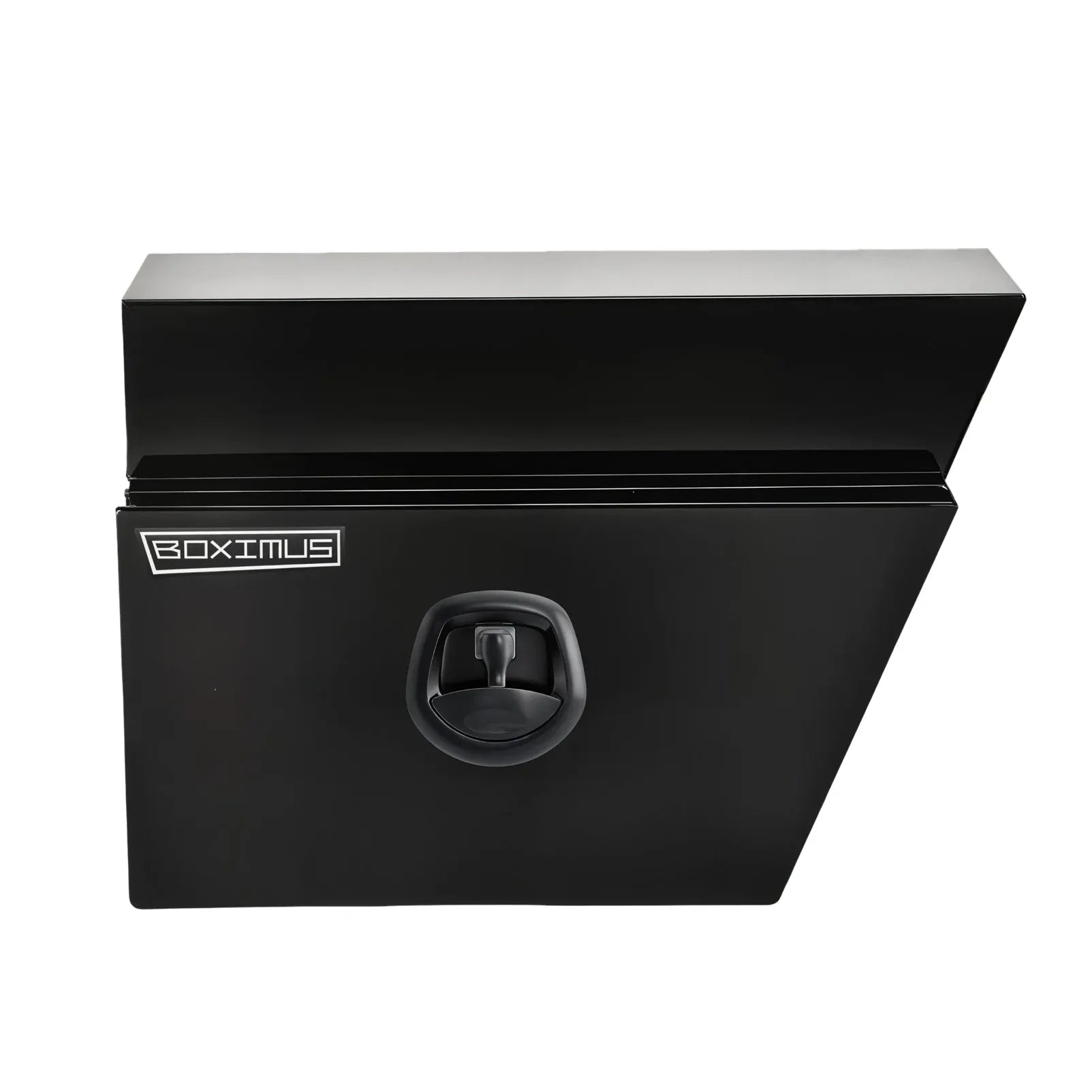 Under Tray Tool Box Underbody Pair Set 600mm Black Aluminium