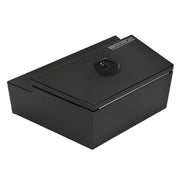 Under Tray Tool Box Underbody Pair Set 600mm Black Aluminium