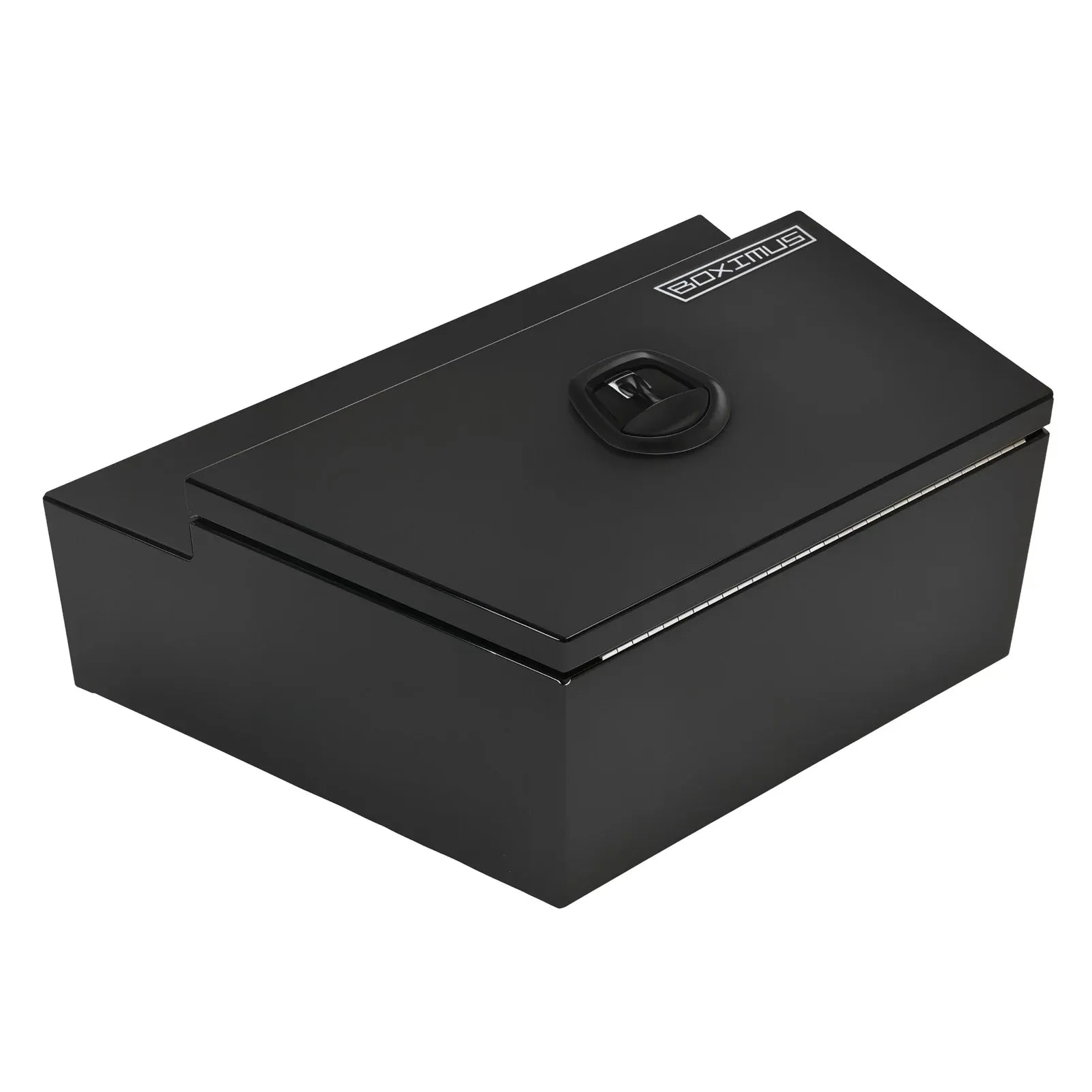 Under Tray Tool Box Underbody Pair Set 600mm Black Aluminium