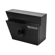 Under Tray Tool Box Underbody Pair Set 600mm Black Aluminium