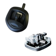 Under Tray Tool Box Underbody Pair Set 600mm Black Aluminium