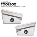 Under Tray Tool Box Underbody Pair Set 750mm Aluminium V379-UTRYFLTL7SET05