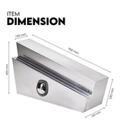 Under Tray Tool Underbody Pair Set 900mm Aluminium V379-UTRYFLTL9SET06