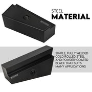 900mm Black Pair of Under Tray Undertray Tool Box Steel Underbody Toolbox Truck V379-UTSBLCK900