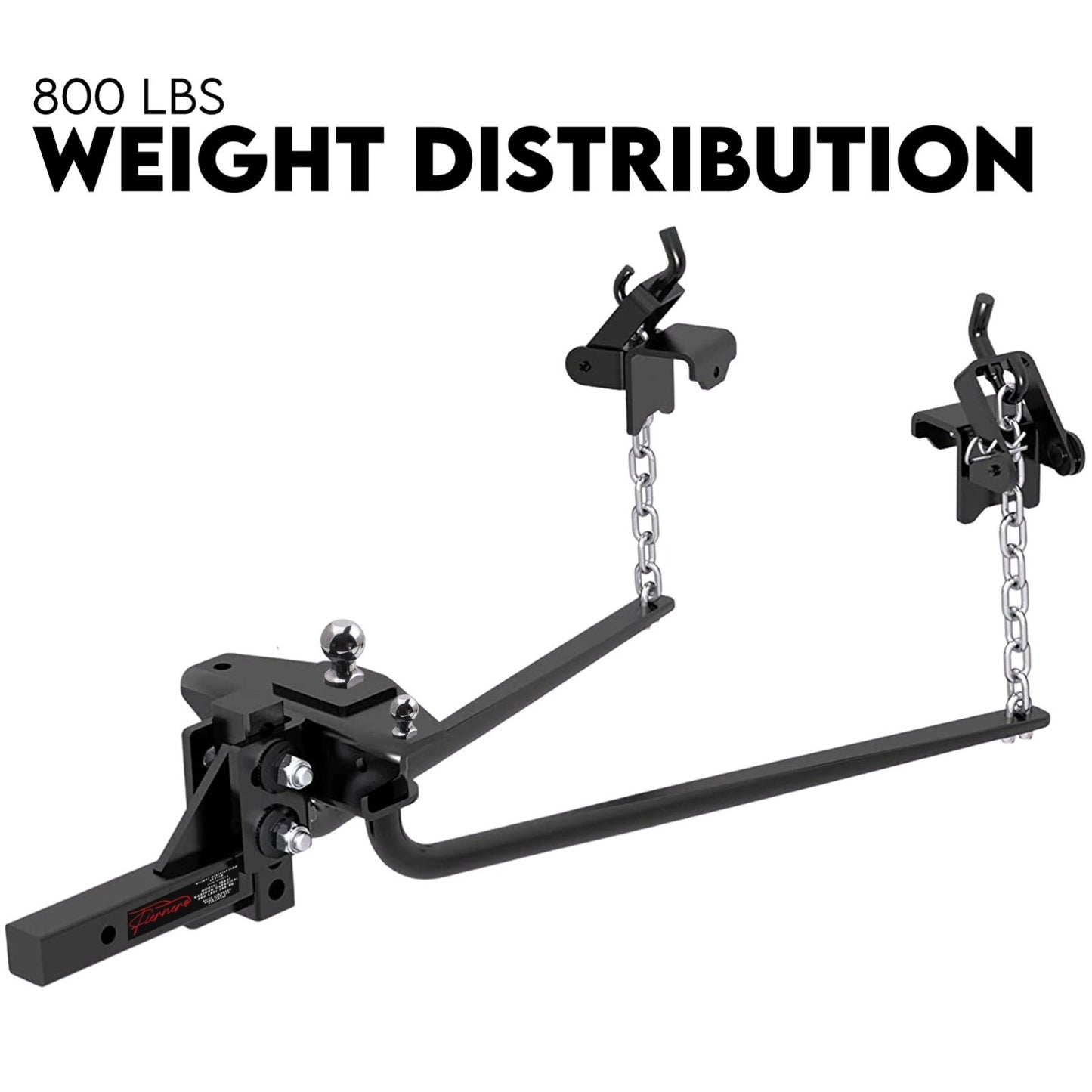 Weight Distribution Hitch System Load Leveller Caravan Anti Sway Bars 800Lb V379-WEIGHTFULL8007