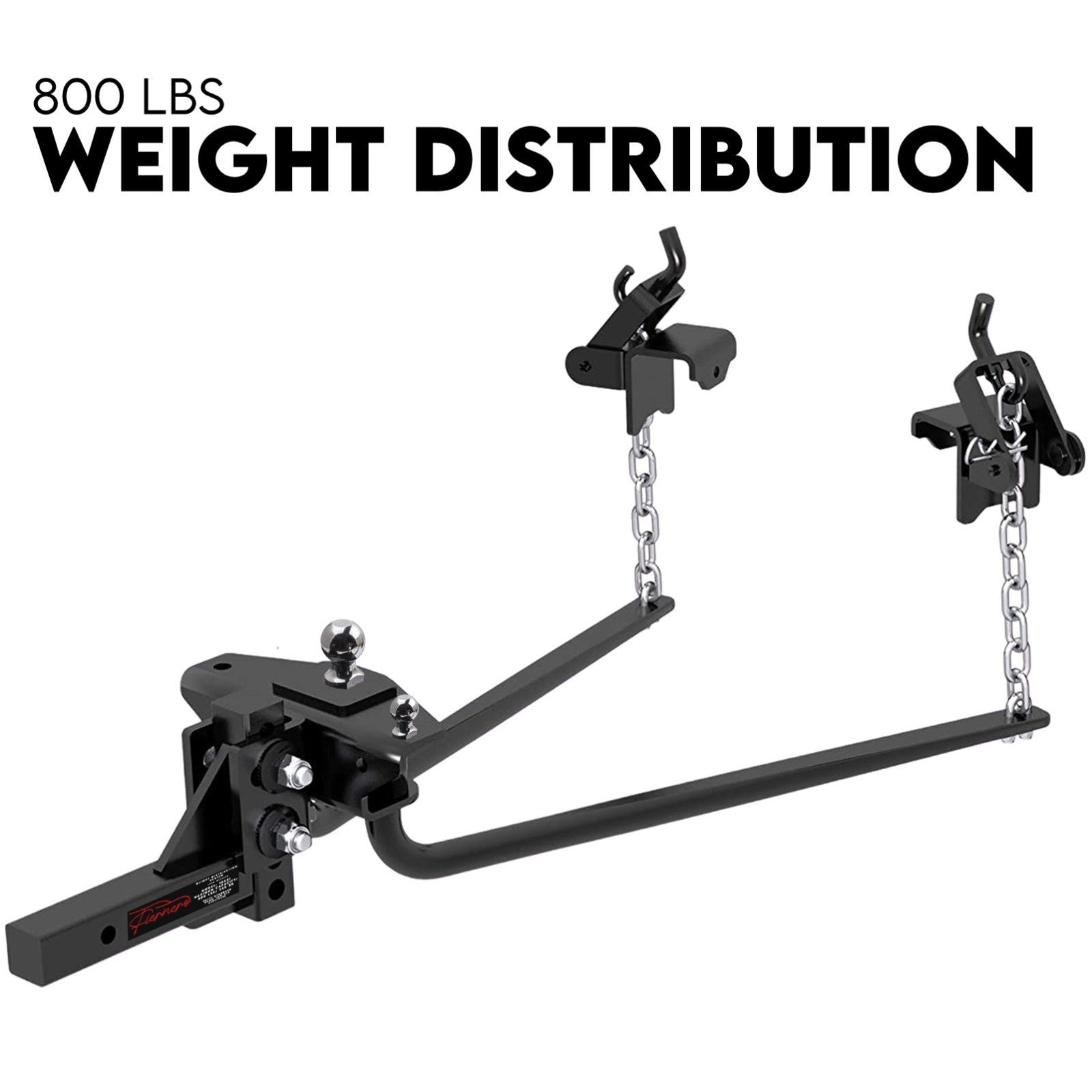 800lbs Weight Distribution Hitch System Load Leveller Caravan Anti Sway Bars V379-WGHTDIS800