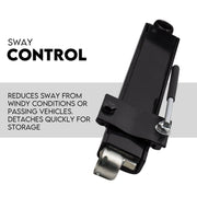800lbs Weight Distribution Hitch System Load Leveller Caravan Anti Sway Bars V379-WGHTDIS800