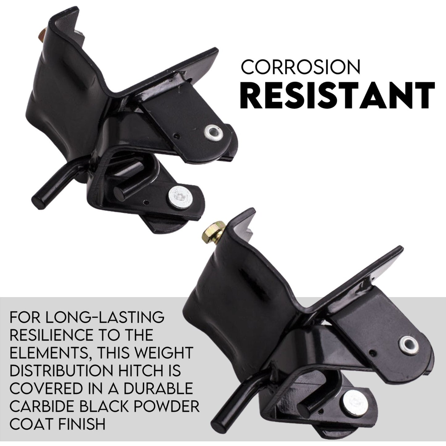 800lbs Weight Distribution Hitch System Load Leveller Caravan Anti Sway Bars V379-WGHTDIS800
