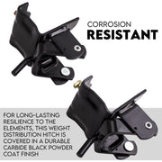 800lbs Weight Distribution Hitch System Load Leveller Caravan Anti Sway Bars V379-WGHTDIS800