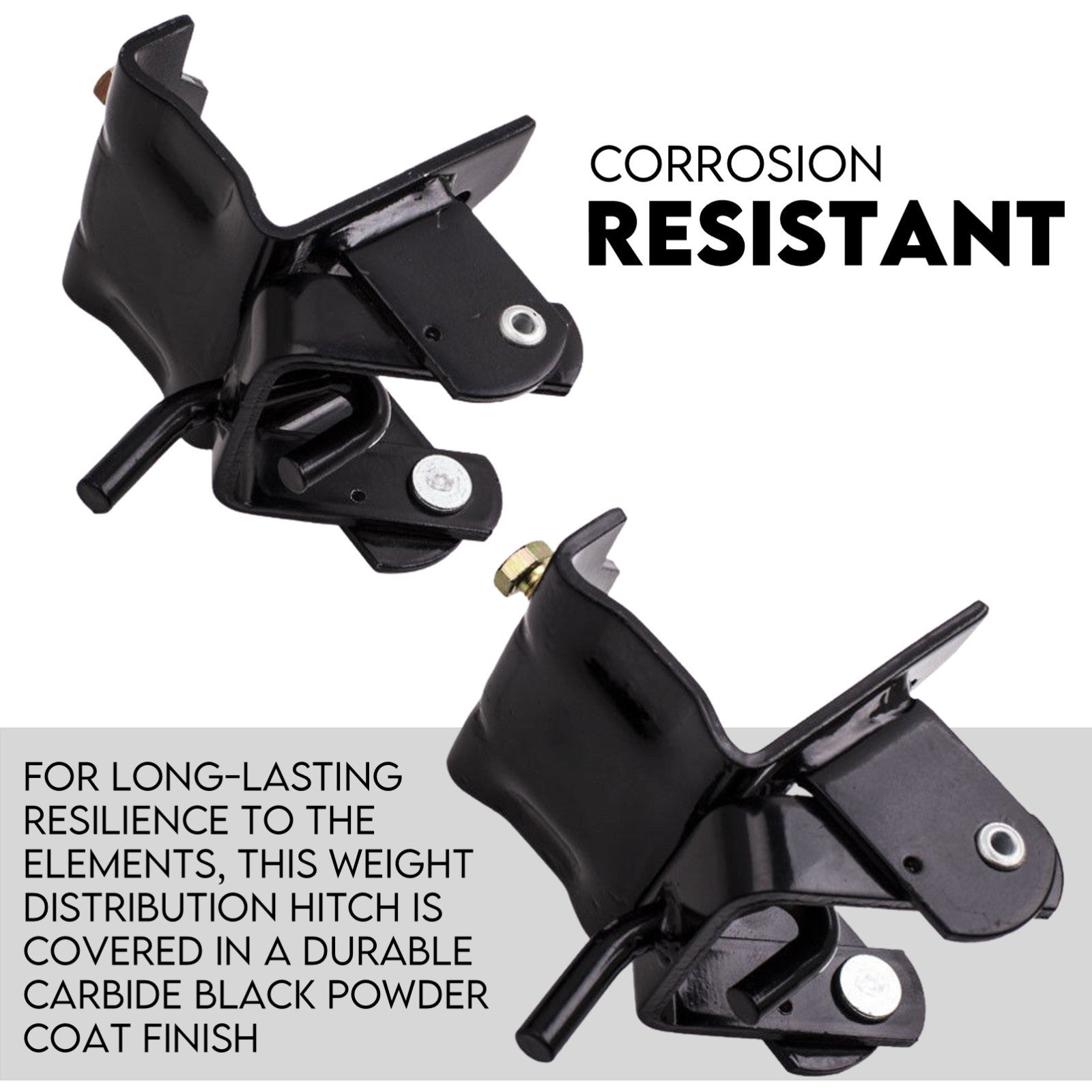 800lbs Weight Distribution Hitch System Load Leveller Caravan Anti Sway Bars V379-WGHTDIS800