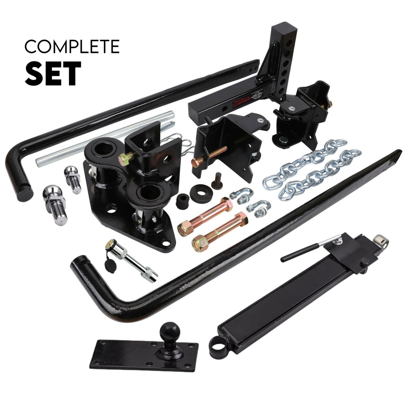 800lbs Weight Distribution Hitch System Load Leveller Caravan Anti Sway Bars V379-WGHTDIS800