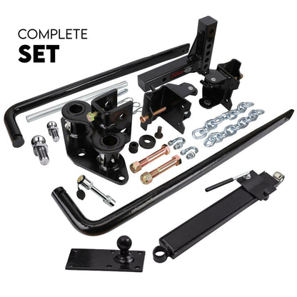 800lbs Weight Distribution Hitch System Load Leveller Caravan Anti Sway Bars V379-WGHTDIS800