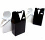 100 Pack of 50 Bride Gown and 50 Groom Tux Wedding Bridal Bomboniere Favor Candy Choc Almond Box - NW V382-100BRIDEGROOMBXNW