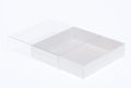 100 Pack of 10cm Square Invitation Coaster Favor Function product Presentation Cookie Biscuit Patisserie Gift V382-100INVBOXWH10X10X2