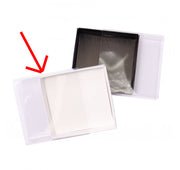 100 Pack of 15cm Square Invitation Coaster Favor Function product Presentation Cookie Biscuit Patisserie Gift V382-100INVBOXWH15X15X4