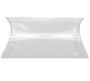100 Pack of Pillow Rectangle Shaped Gift Box - Wedding or Product Bomboniere Jewelry Gift Party Favor Model V382-100PILLOWPVCBOX