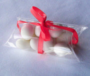 100 Pack of Pillow Rectangle Shaped Gift Box - Wedding or Product Bomboniere Jewelry Gift Party Favor Model V382-100PILLOWPVCBOX
