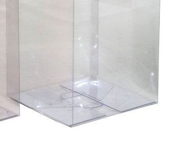 100 Pack of 10cm Square Cube PVC Box - Product Showcase Clear Plastic Shop Display Storage Packaging Box V382-100PVC10X10X10