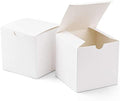100 Pack of White 5cm Square Cube Card Gift Box - Folding Packaging Small rectangle/square Boxes for Wedding V382-100WHBXCUBE5X5XX5