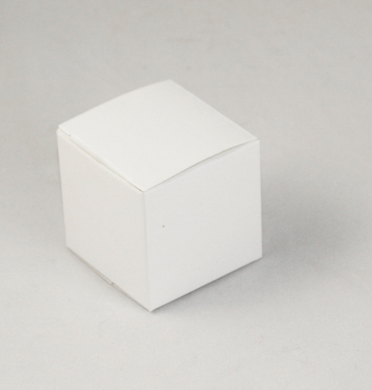 100 Pack of White 5cm Square Cube Card Gift Box - Folding Packaging Small rectangle/square Boxes for Wedding V382-100WHBXCUBE5X5XX5