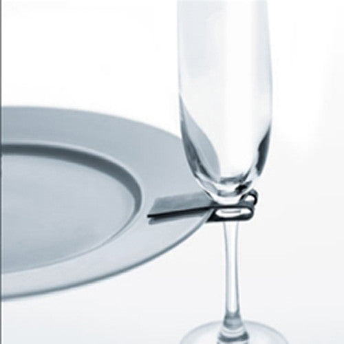 100 Pack Of 75mm White Wine Glass Dinner Lunch Plate Clip Holder - Stand Up Buffet Party - Promotion V382-100XBUFFETCLIPS