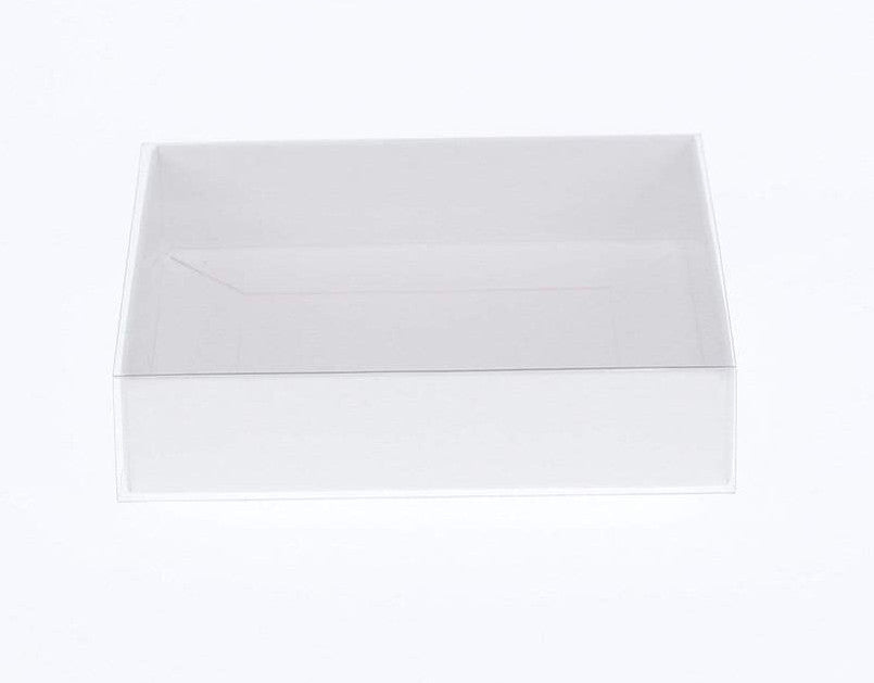 10 Pack of 15cm Square Invitation Coaster Favor Function product Presentation Cookie Biscuit Patisserie Gift V382-10INVBOXWH15X15X4