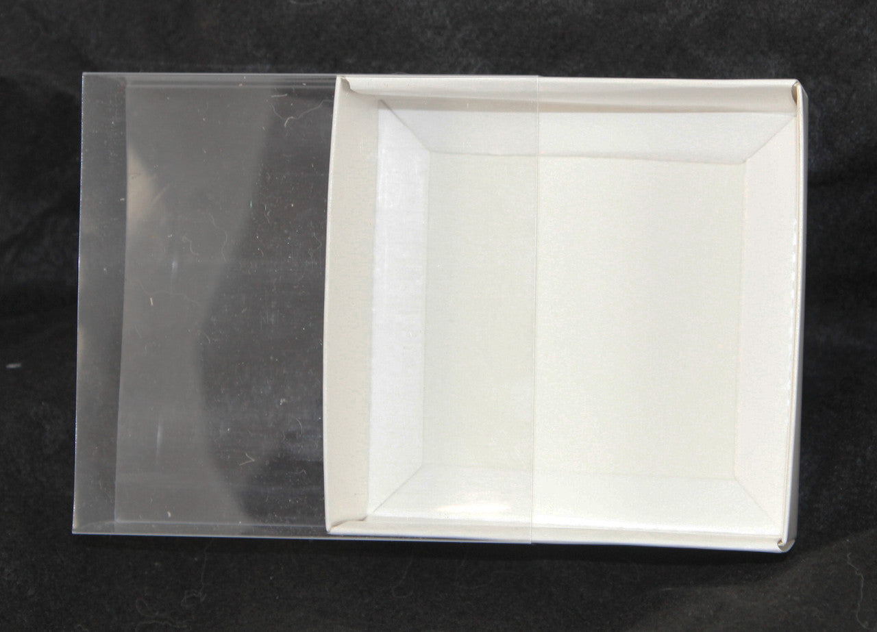 10 Pack of 8cm Square Wedding Invitation Coaster Favor Function product Presentation Cookie Biscuit V382-10INVBOXWH8X8X2