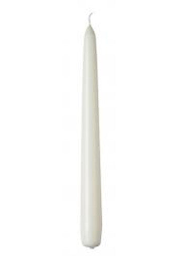 10 pack white wax 20cm taper church house vigil candleabra candle 2CM WIDE V382-10WAXTAPER