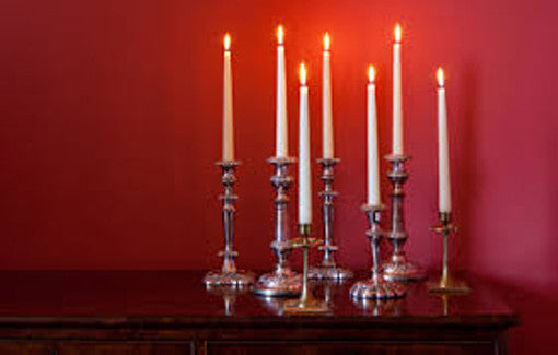 10 pack white wax 20cm taper church house vigil candleabra candle 2CM WIDE V382-10WAXTAPER